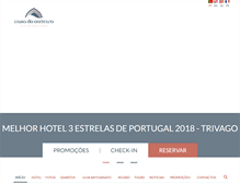 Tablet Screenshot of hotelcasadoouteiro.com